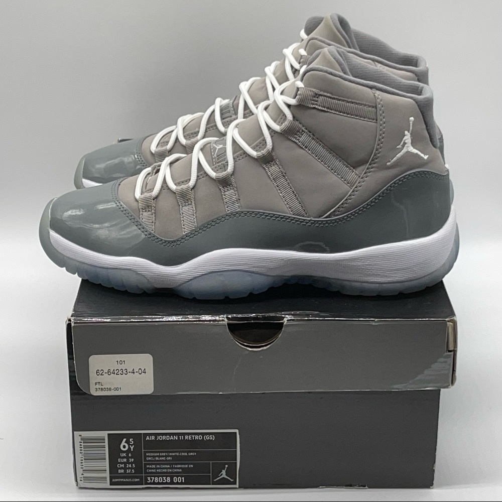 Air Jordan 11 Retro “Cool Grey” 2010 (6.5Y) 378038-001
